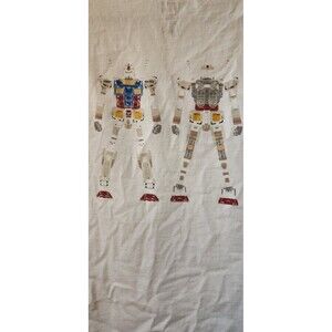 Gundam Rx-78-2 T Shirt Mens Large White Short Sleeve Anime Excellent D25